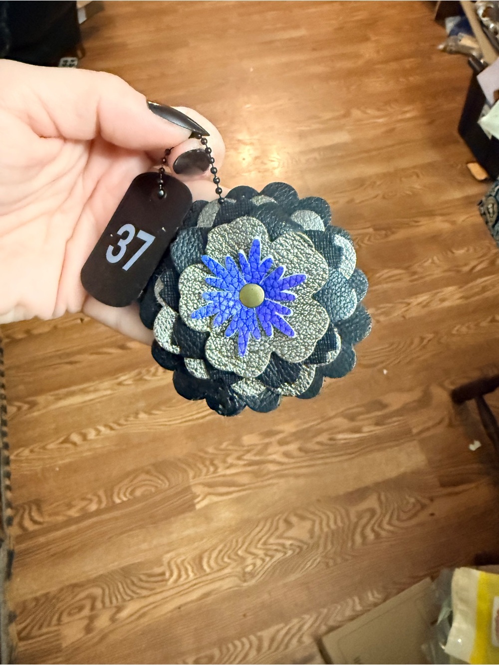Handmade Floral Bag Charm